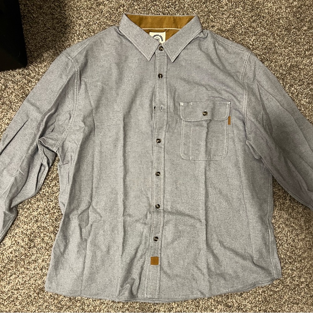 Dubinik Mens Flannel Shirts Long Sleeve Flannel Shirt XXL, NWT
